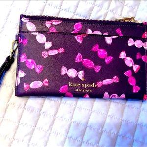 Kate Spade Black and Pink Candy Clutch
